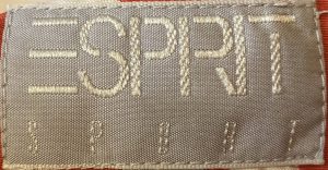Esprit Sport label, from a early 1990s romper