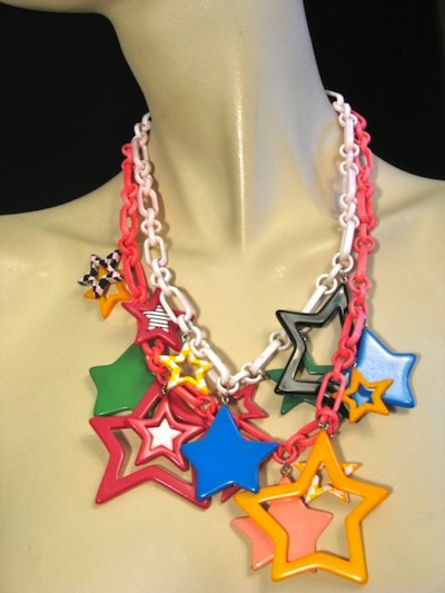 1980s plastic stars necklace - Courtesy of themerchantsofvintage