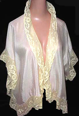 Vintage 1930s silk bed combing jacket - Courtesy of thespectrum