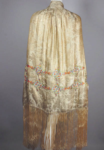 1920s silk shawl - Courtesy of vivavintageclothing.com