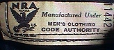 from a 1930s men's tog jacket - Courtesy of pastperfectvintage.com