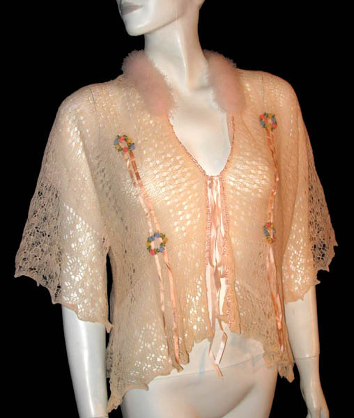 Vintage 1920s bed jacket - Courtesy of pinky-a-gogo