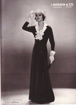 Hattie Carnegie Vogue ad 1937