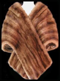 Vintage mink stole - Courtesy of in-like-flynn