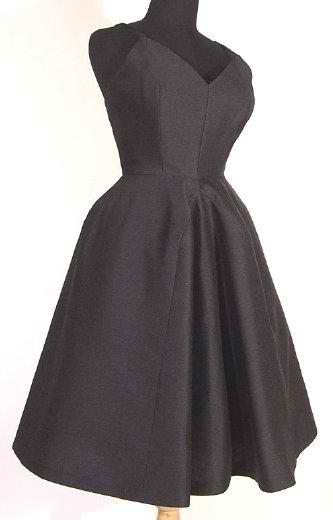 c. 1952 Dior Paris dress (shortened) - Courtesy of kickshawproductions