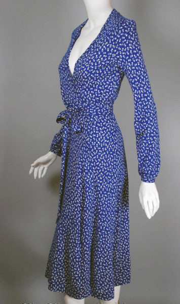 1970s Diane von Furstenberg wrap dress - Courtesy of vivavintageclothing.com