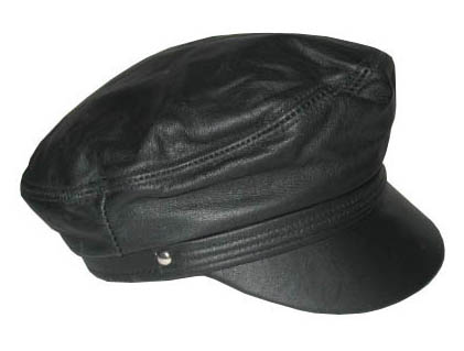 Vintage leather biker hat - Courtesy of pinky-a-gogo
