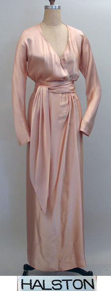 1970s Halston silk wrap dress - Courtesy of pastperfectvintage.com