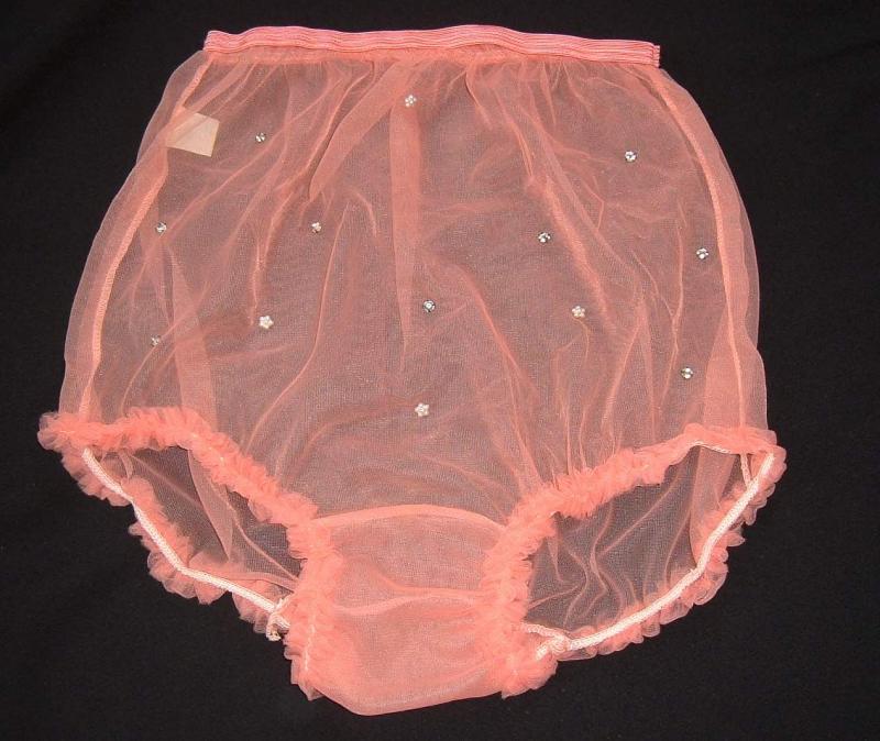 Vintage 1950s sheer Dore panty with rhinestones - Courtesy of gilo49