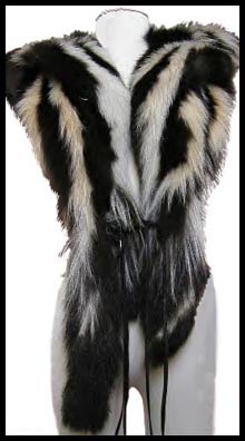 Vintage skunk wrap - Courtesy of in-like-flynn