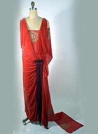 1923 Harry Collins velvet & chiffon dress - Courtesy of pastperfectvintage.com