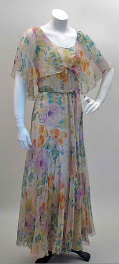 1933 chiffon print dress - Courtesy of pastperfectvintage.com