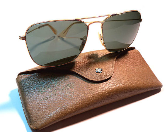 1960s B&L GF Aviator Sunglasses - Courtesy of pinkyagogo