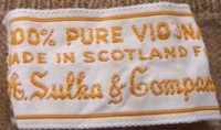 from a 1962 lady's vicuna sweater - Courtesy of an anonymous donor