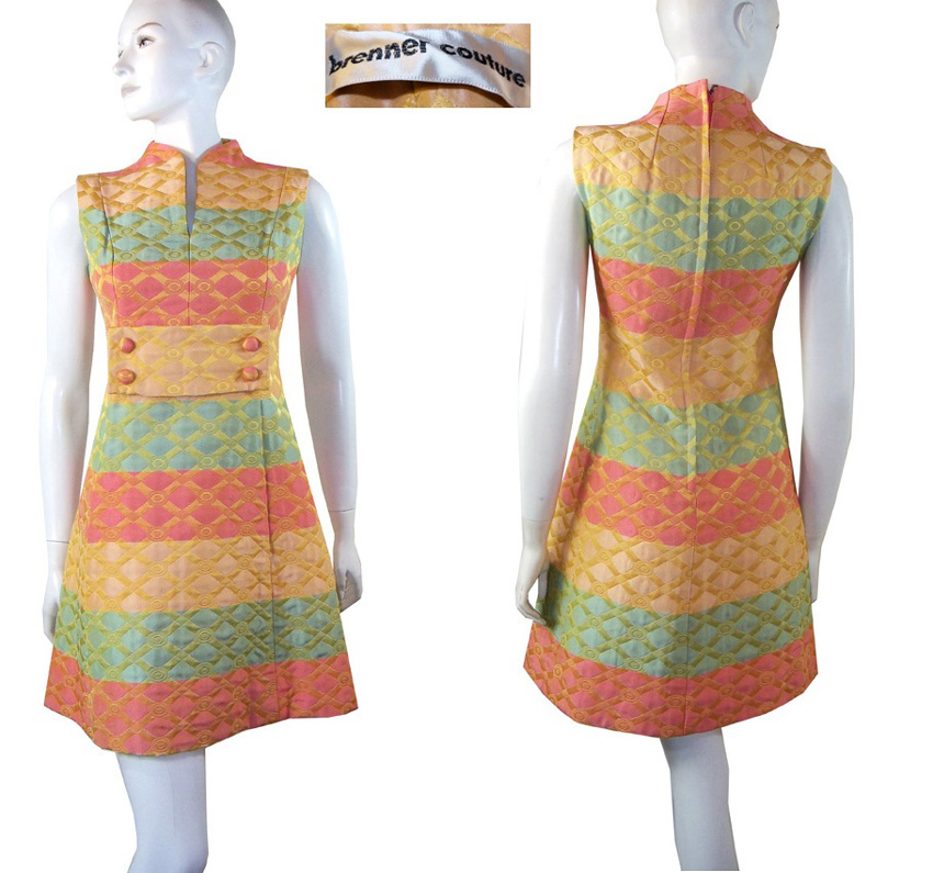 1960s Brenner Couture dress - Courtesy of pinkyagogo