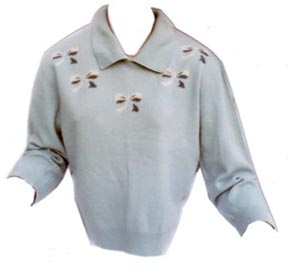 Intarsia knit sweater from the 1950s Courtesy of fuzzylizzie
