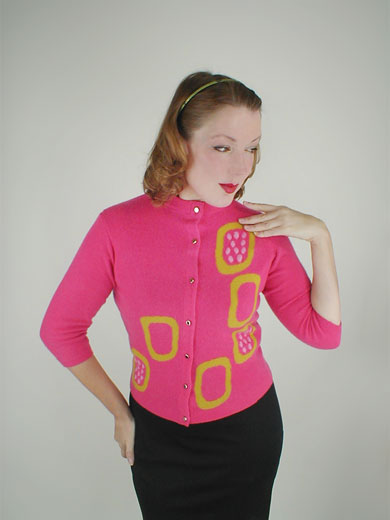 1960s Bonnie Cashin cashmere sweater - Courtesy of denisebrain