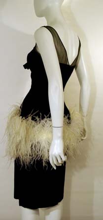 Vintage ostrich plume dress - Courtesy of kickshawproductions