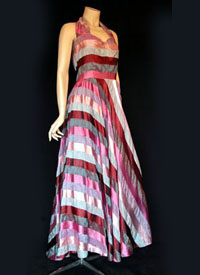 1940s striped silk dress - Courtsey of tastyvintage.com