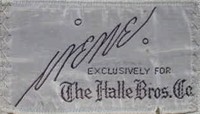 label used from 1947-1962, with and w/o store name - Courtesy of fuzzylizzie.com