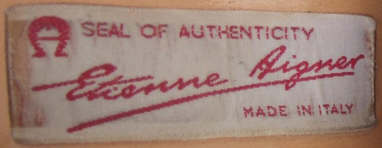 from a pair of 1970s sandals (sock label)  - Courtesy of stellarosevintage