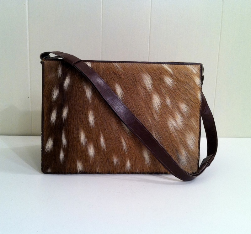 Vintage fawn fur purse - courtesy of somelikeitvintage