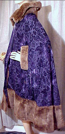 1920s velvet coat - Courtesy of poppysvintageclothing