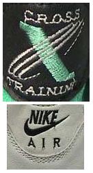 from a pair of 1992 Air Trainer sneakers - Courtesy of pinky-a-gogo