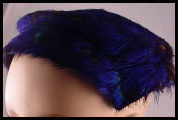 Vintage peacock hat - Courtesy of sydneysvintageclothing