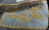 from a mid 1950s embroidered dressing gown - Courtesy of damn*good*vintage
