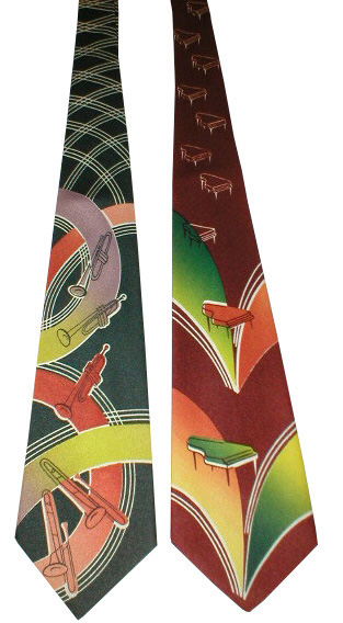 1940s jazz ties - Courtesy of pinkyagogo