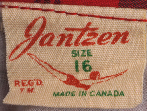 from a late-1940s/early-1950s pair of shorts - Courtesy of poppysvintageclothing