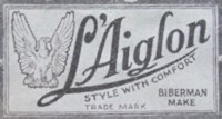 logo from a fall 1919 advertisement  - Courtesy of fuzzylizzie.com