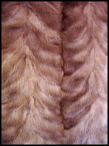 Herringbone mink fur - Courtesy of daisyfairbanks