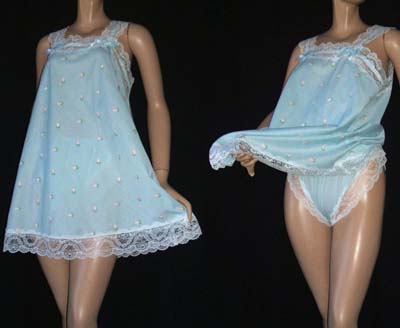 Vintage 1960s Linda Blue Baby doll set - Courtesy of gilo49