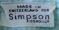from a 1960s cotton gingham shirt - Courtesy of vintage-voyager.com