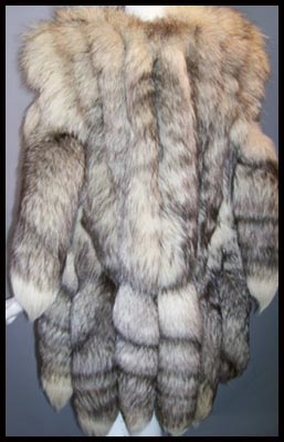 Vintage fox tail coat - Courtesy of dorotheasclosetvintage.com