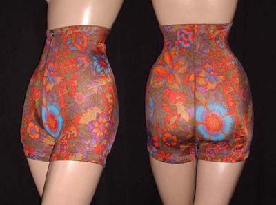 Vintage psychedelic Vanity Fair panty girdle - Courtesy of gilo49