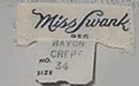 from a 1950s rayon slip  - Courtesy of thespectrum