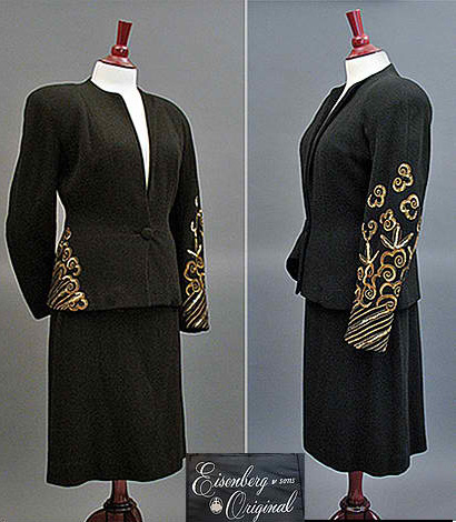  1945 Eisenberg Originals suit - Courtesy of pastperfectvintage.com