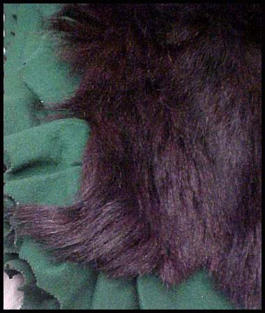 Vintage bear fur from a sleigh blanket - Courtesy of poppysvintageclothing@sympatico.ca