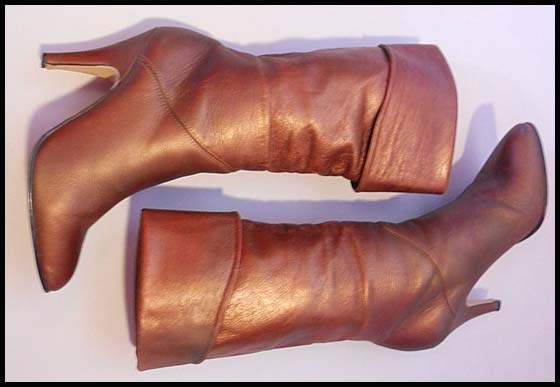 Vintage 1980s leather boots  - Courtesy of scarletbirdvintage