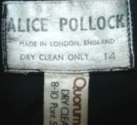 from an early 1970s Alice Pollock blouse - Courtesy of fuzzylizzie.com