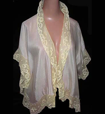  1930s silk boudoir jacket - Courtesy of thespectrum