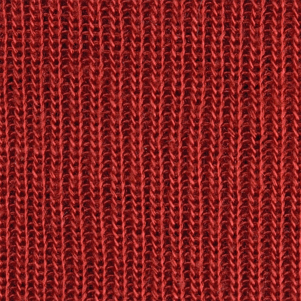 Plain (1 x 1) rib knit