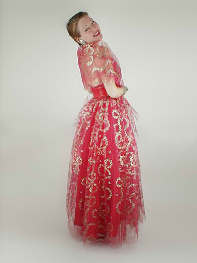 1950s Emma Domb gown - Courtesy of denisebrain