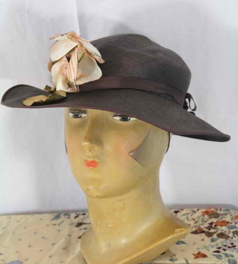 early 1930s Simon Rubin straw hat - Courtesy cur.iovintage