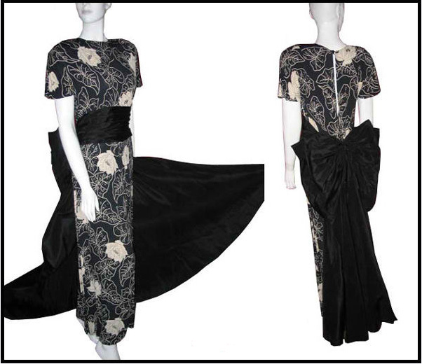 1940s Eisenberg Original rayon dress - Courtesy of pinkyagogo 