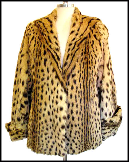 Vintage serval coat - Courtesy of daisyfairbanks