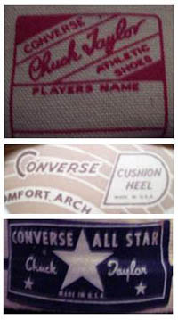 from a pair of 1970s sneakers -  Courtesy of pinky-a-gogo